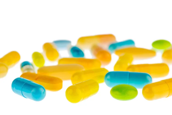 Tabletten op lichte achtergrond — Stockfoto