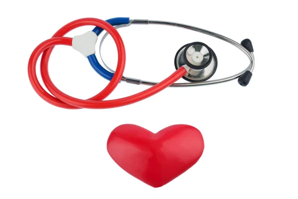 Stethoscope and a heart — Stock Photo, Image