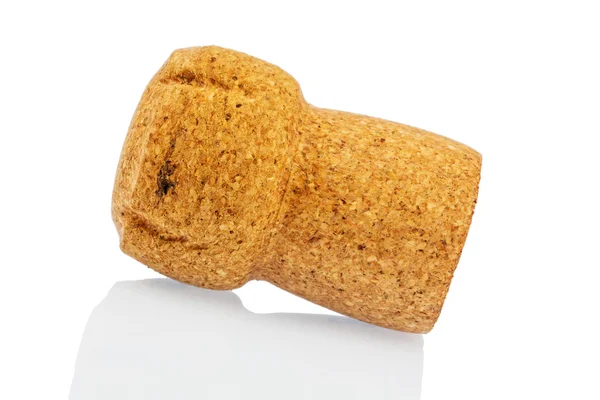 Één champagne cork — Stockfoto