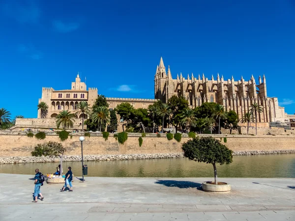 İspanya, mallorca, palma Katedrali'ne — Stok fotoğraf