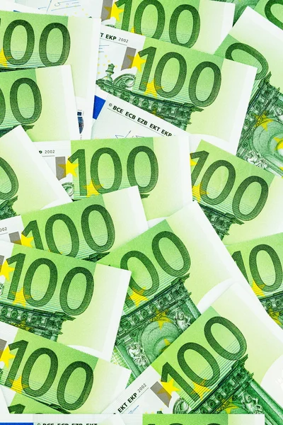 One hundred euro banknotes — Stock Photo, Image