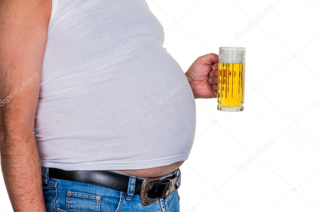 Beer belly. Пивной живот у женщин.