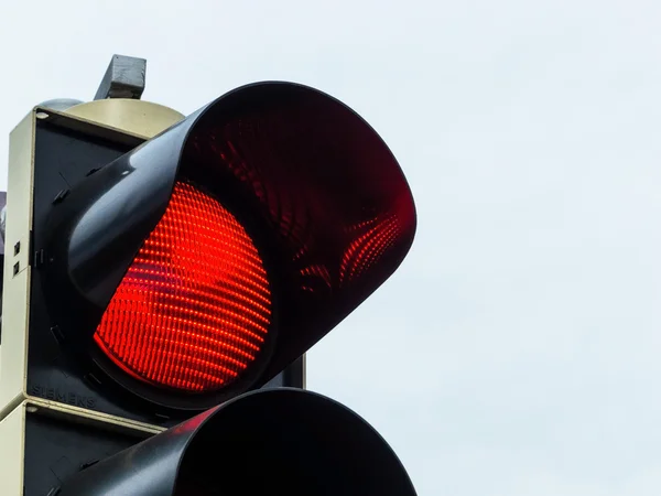 Luz roja en semáforos —  Fotos de Stock