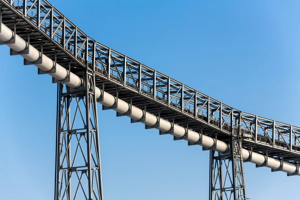 Tubulação industrial — Fotografia de Stock