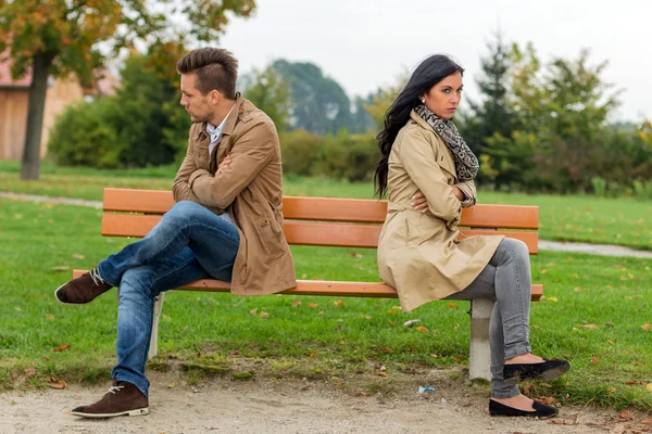 Couple arguing Stock Image