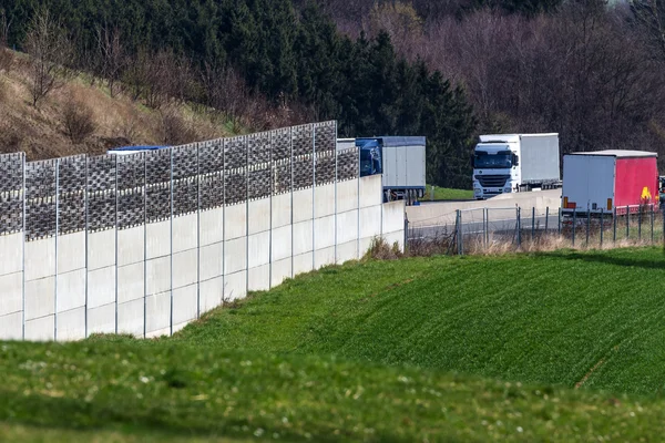 Noise barrier — Stock Photo, Image