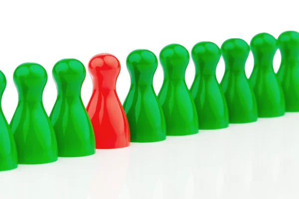 Individuality in a team. be different. — Stock Photo, Image