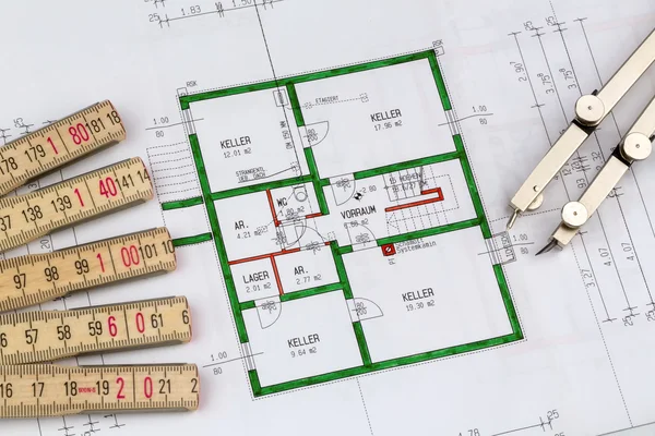 Plan na dom — Zdjęcie stockowe