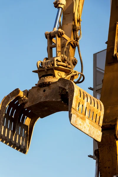 Baustelle beim Abriss eines Hauses — Stockfoto