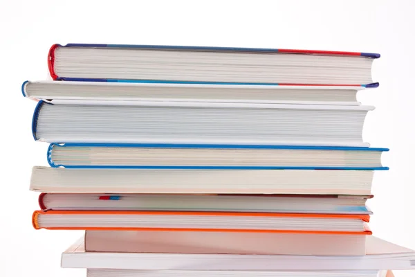 Stack of books. isolated — Stock Photo, Image