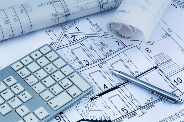 A house plan — Stock Photo, Image