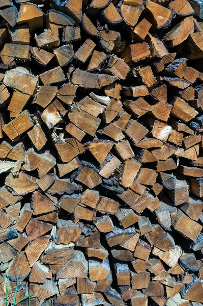 Стопка дров — стоковое фото