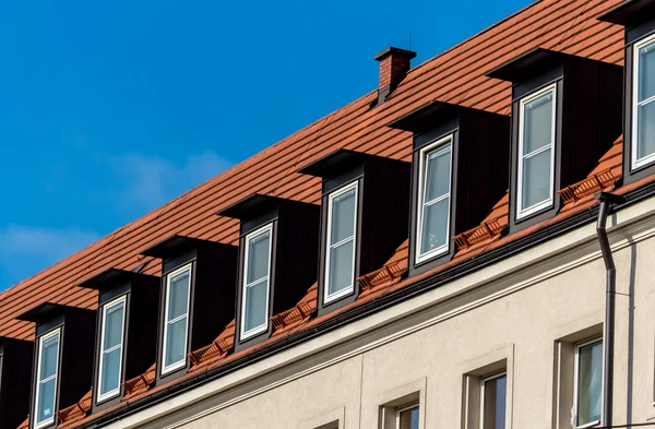 Appartements im Dachgeschoss — Stockfoto