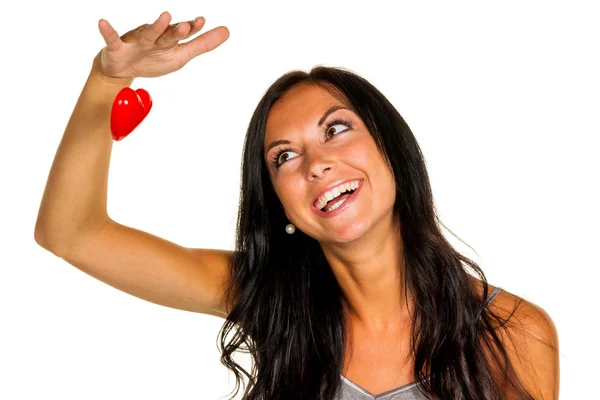 Young woman in love — Stock Photo, Image