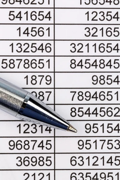 Calculadora e statistk — Fotografia de Stock