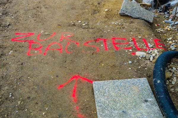 Auf der Baustelle — Stockfoto