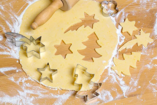 Cookies voor Kerstmis Rechtenvrije Stockafbeeldingen