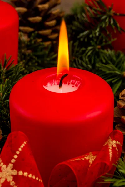 Advent krans till jul — Stockfoto