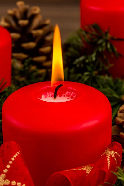 Adventskranz für Weihnachten — Stockfoto