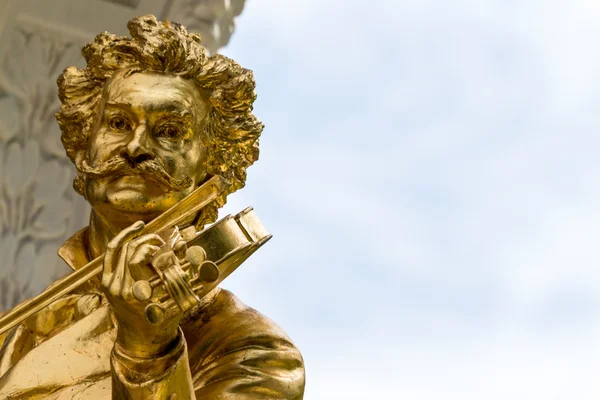 Österrike, Wien, johann strauss monument — Stockfoto