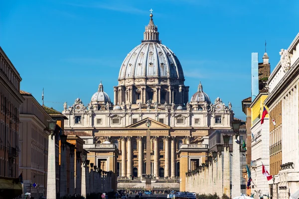 Itálie, Řím, bazilika st. peters — Stock fotografie