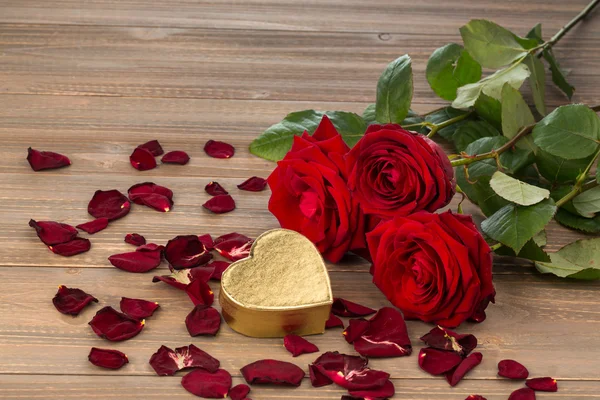 Roses for valentines day and mothers day — Stock Photo, Image