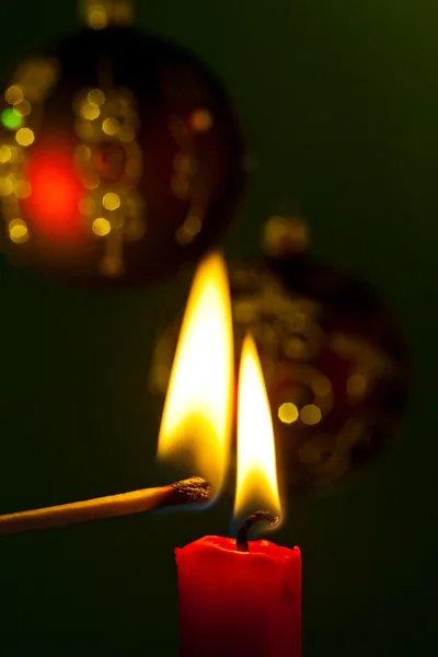 FOLHA DE UM CANDLE — Fotografia de Stock