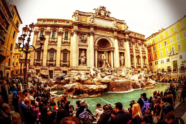 Itália, Roma, Fonte de Trevi — Fotografia de Stock