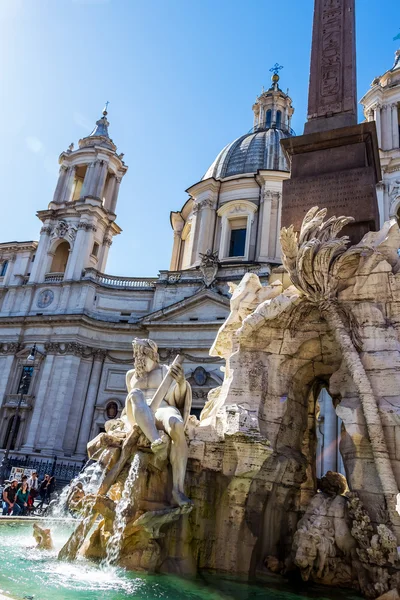 ナヴォーナ広場、ローマ、イタリア — ストック写真