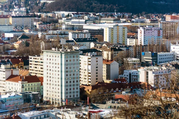 Bloki mieszkania w mieście graz — Zdjęcie stockowe