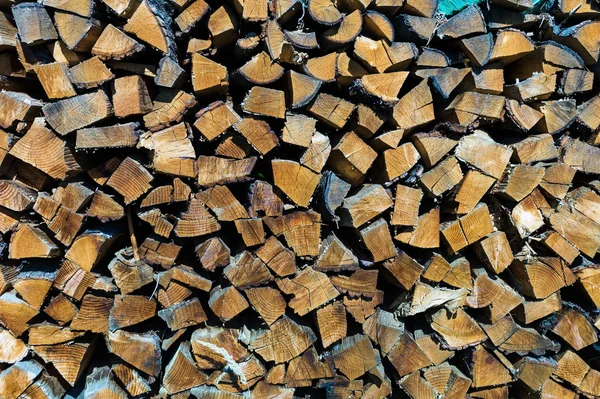 Stack of firewood — Stock Photo, Image