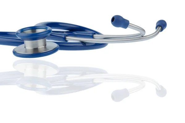 Stethoscope against white background — Stock Photo, Image