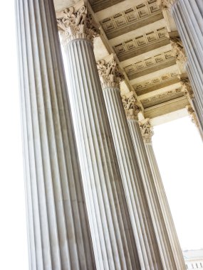 columns at the parliament in vienna clipart