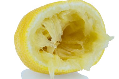 squeezed lemon clipart