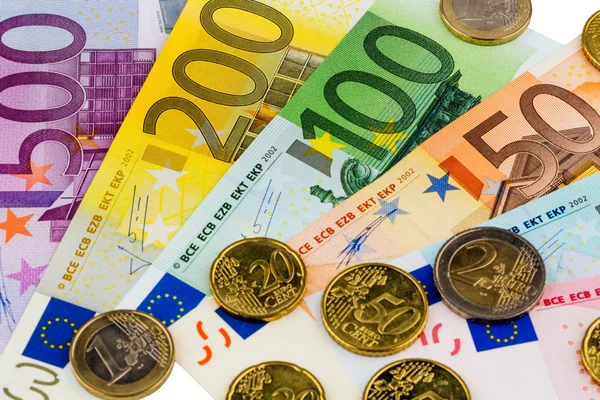 Euro banknotes — Stock Photo, Image