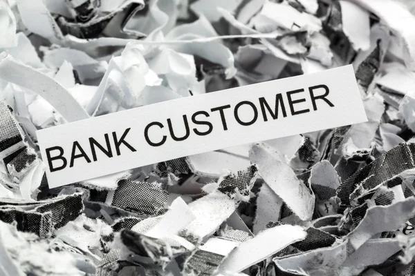 Bank customer — Stock Photo, Image