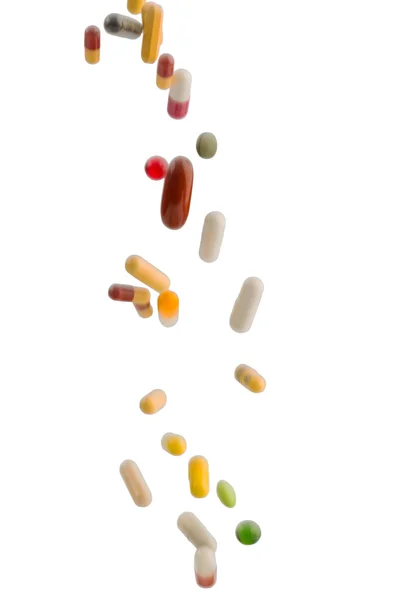 Lots of colorful pills — Stock Photo, Image