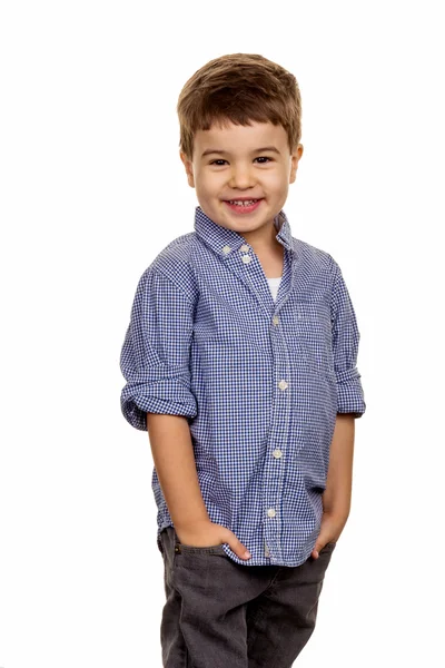 Kleiner Junge in Pose — Stockfoto