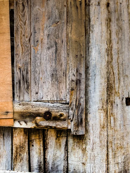 Stará dřevěná zeď, pozadí — Stock fotografie