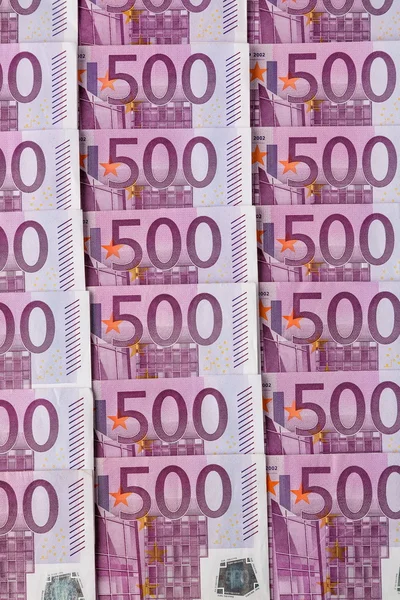 Five hundred euro banknotes — Stock Photo, Image