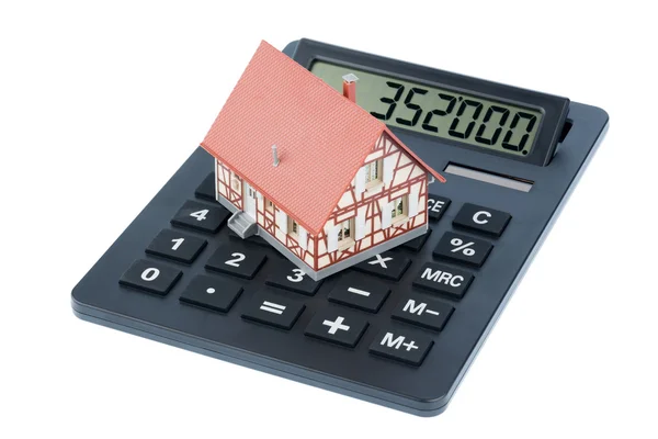 House on calculator — Stock Photo, Image