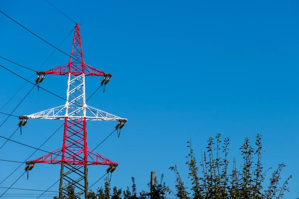 Pylon red and white — Stock Photo, Image