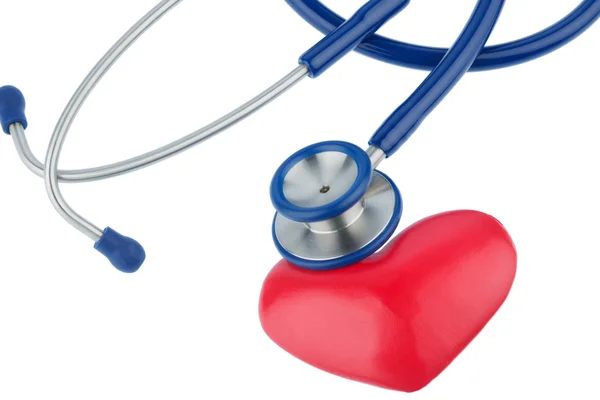 Stethoscope and a heart — Stock Photo, Image