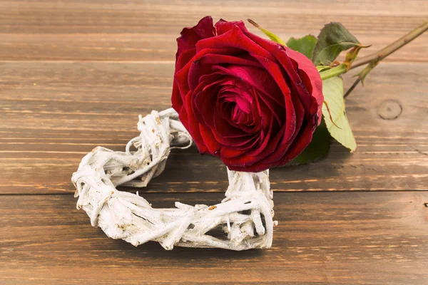 Rozen voor de dag van valentijnskaarten en moederdag — Stockfoto