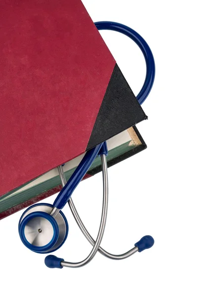 Book and stethoscope — Stock Photo, Image