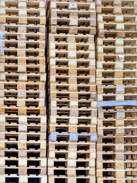 Stacked pallets — Stock Photo, Image