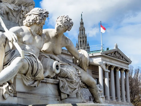 Oostenrijk, Wenen, Parlement — Stockfoto