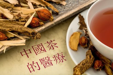 tea of traditional chinese medicine clipart