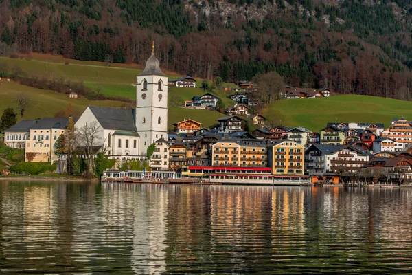 Rakousko, salzkammergut, santa. Wolfgang — Stock fotografie