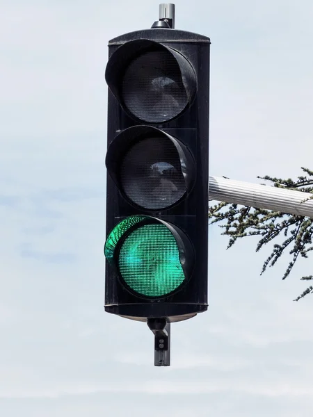 Traffic light with green light — Stock Photo, Image
